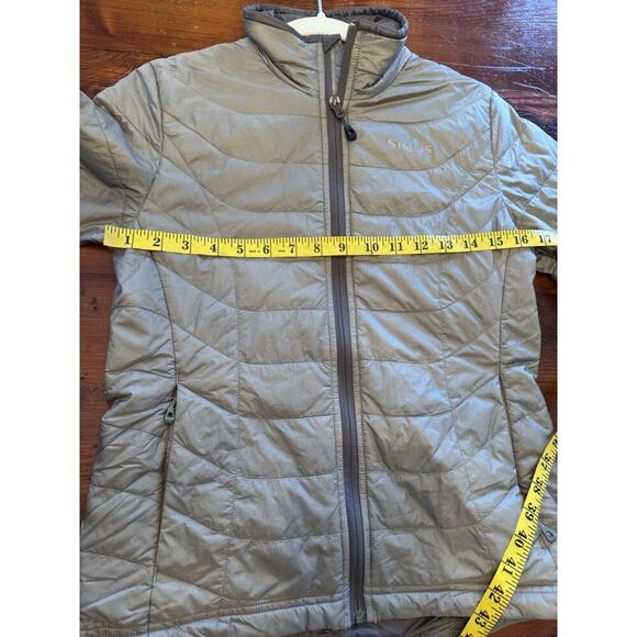 Simms Womens XS Nano Puff Gray Packable Puffer Coat Primaloft Outdoor Gorp - Picture 6 of 10